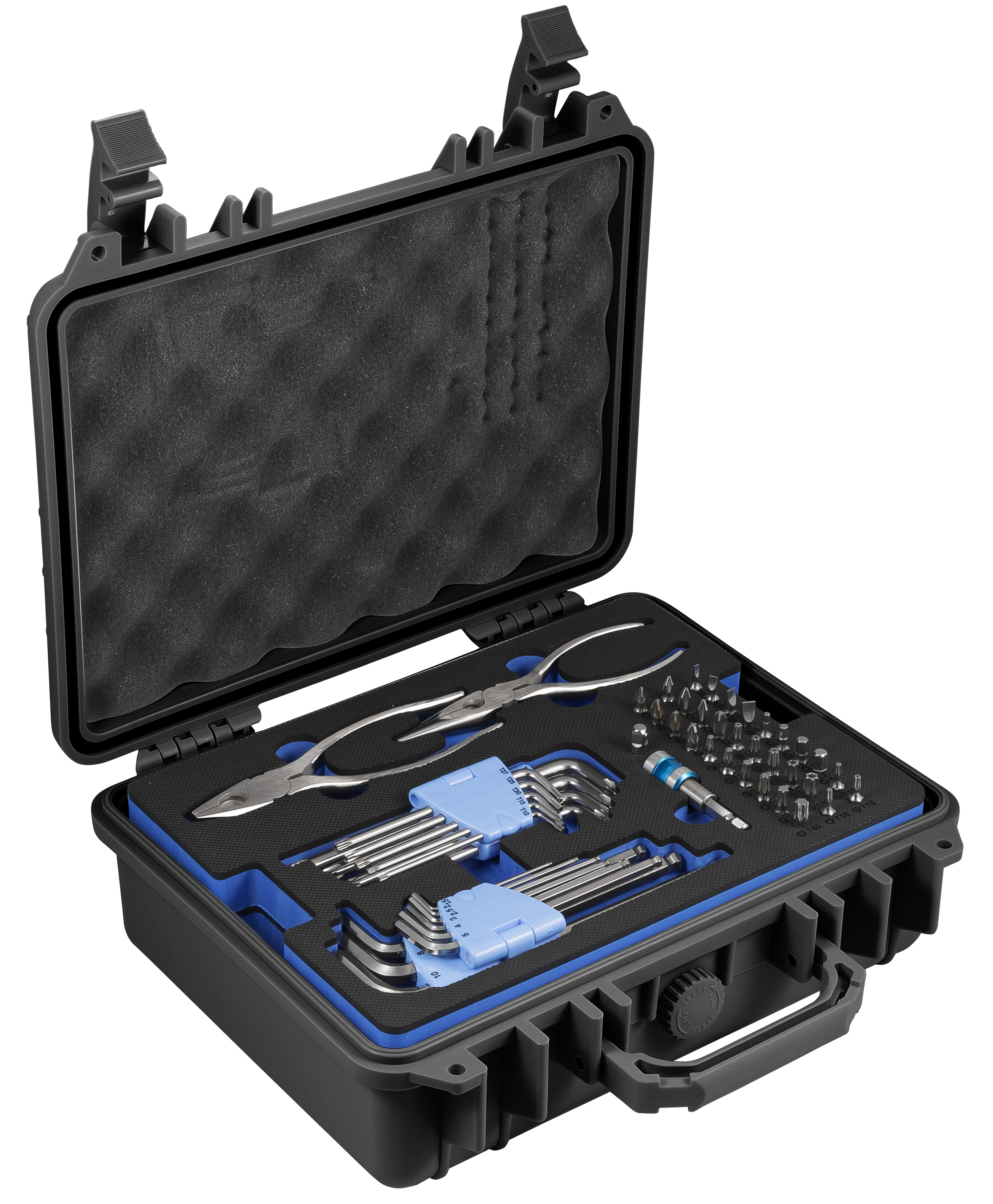 Powerbuilt 83 Pc. Stainless Steel Marine Tool Set Watertight Case